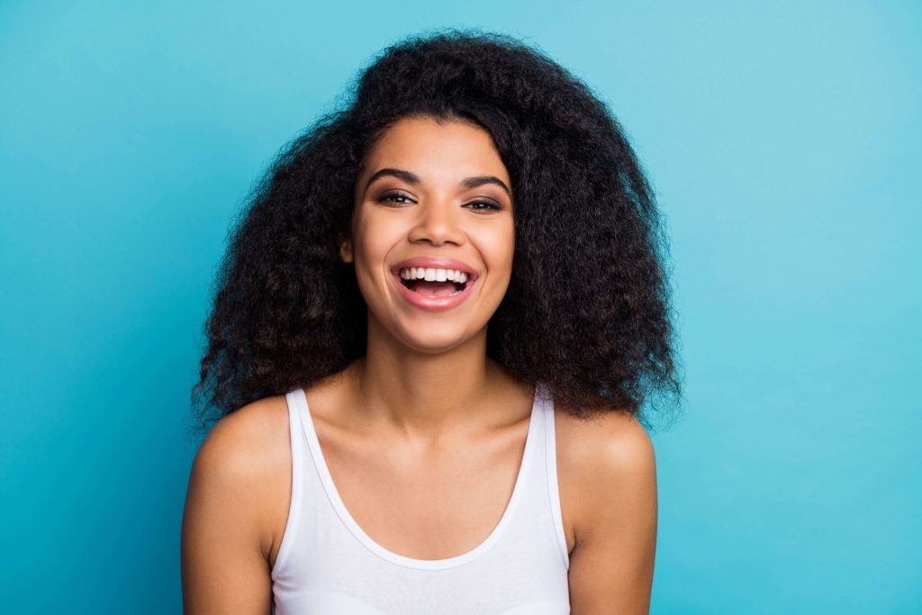 Women smiling after a smile makeover treatment